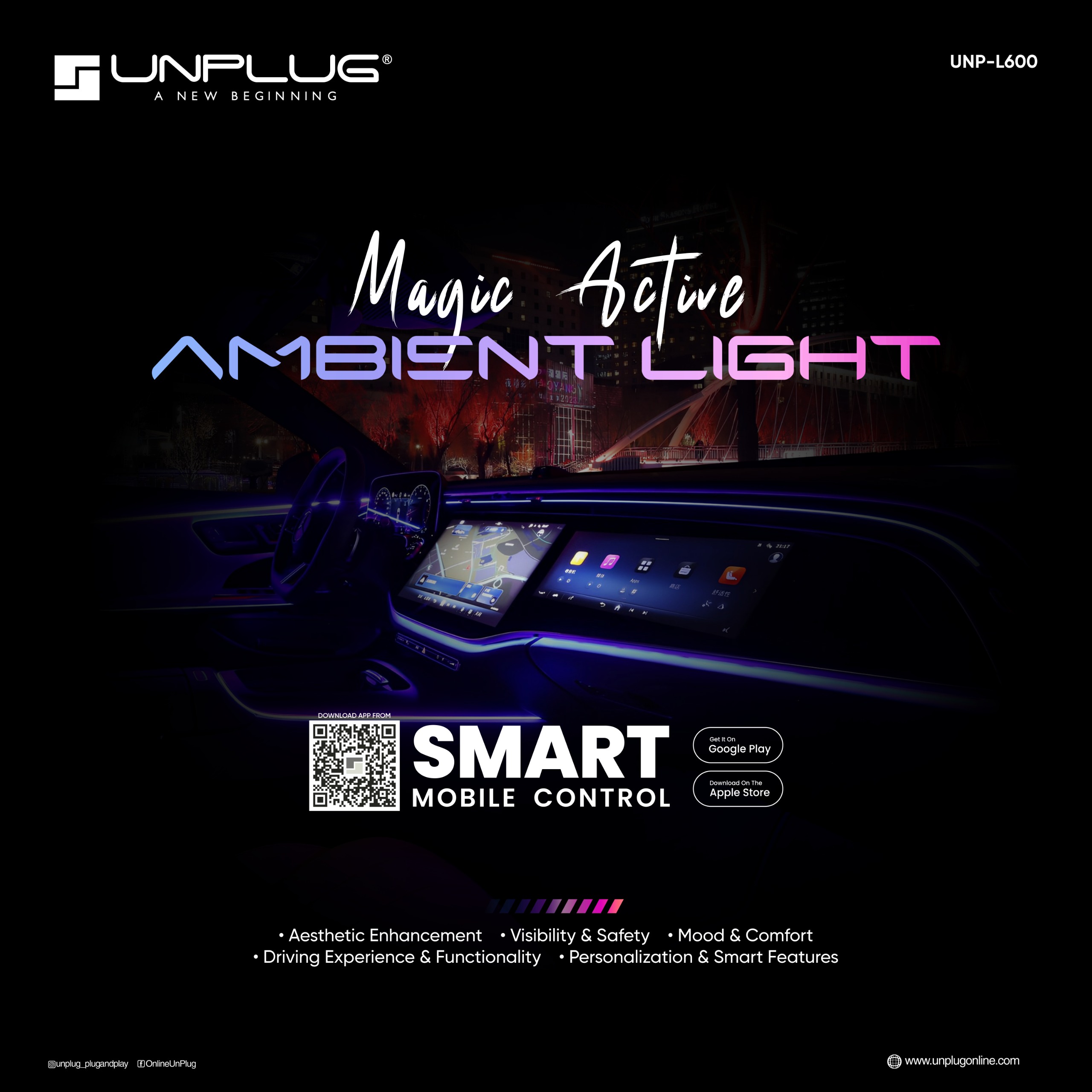 MAGIC LIGHT AMBIENT LIGHTING K4S - 06 PCS